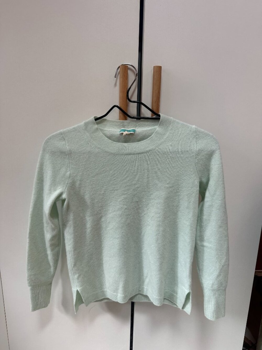 J. Crew cashmere mint green sweater